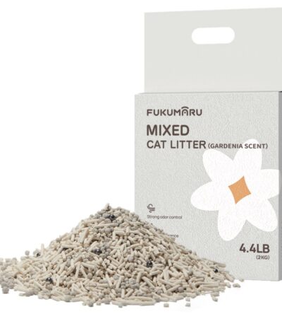 FUKUMARU Gardenia-Flavored Mixed Cat Litter 2 kg / 4.4 BL