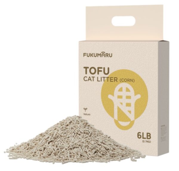 FUKUMARU Corn Tofu Cat Litter 2.7 kg/6 LB