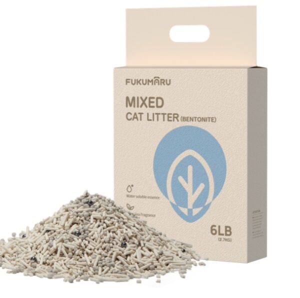 FUKUMARU Mixed Cat Litter (White tea)  2.7 kg/6 LB