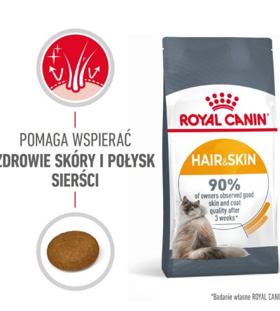 ROYAL CANIN® Hair&Skin Care karma sucha dla kotów dorosłych, lśniąca sierść i zdrowa skóra