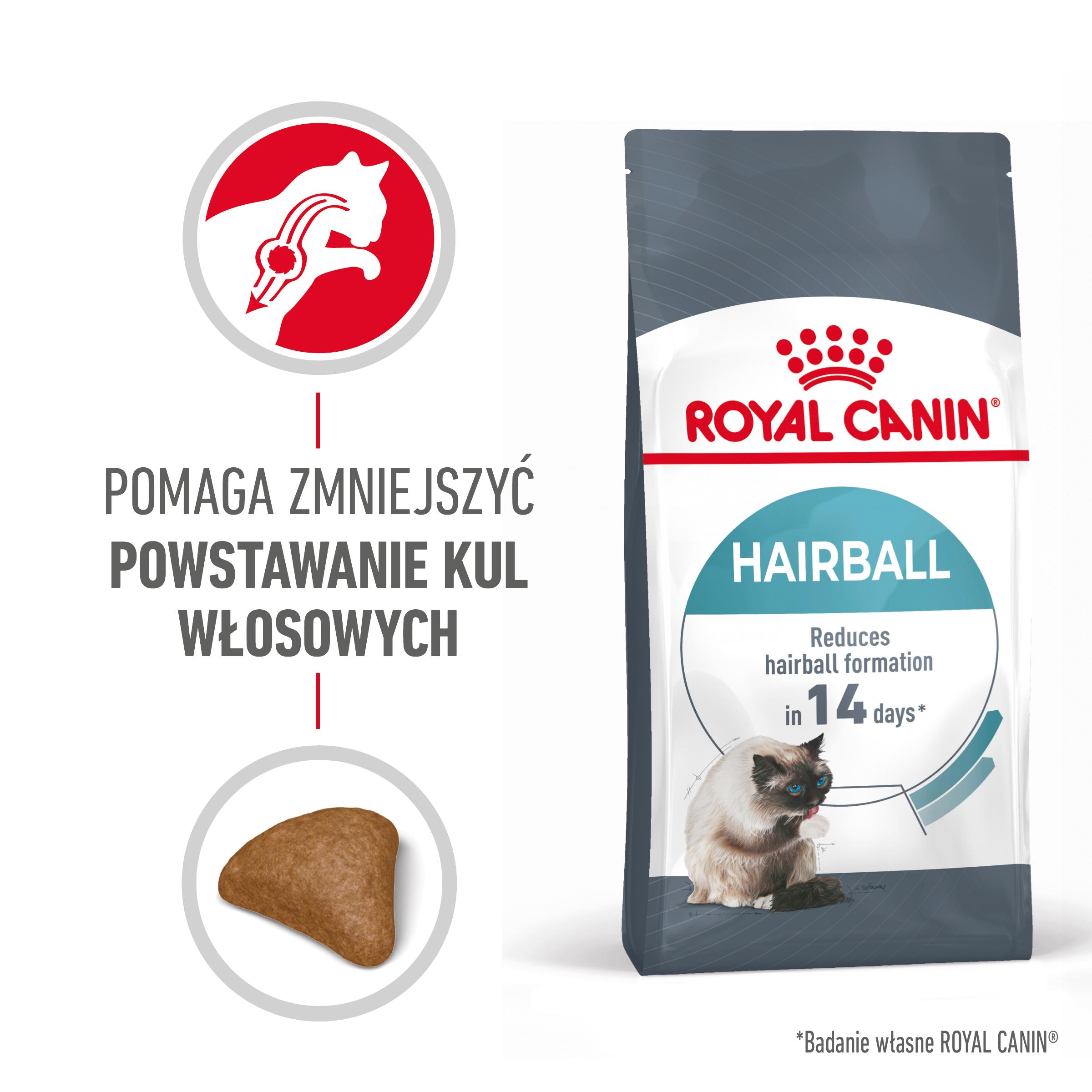 ROYAL CANIN® Hairball Care karma sucha dla kotów dorosłych, eliminacja kul włosowych