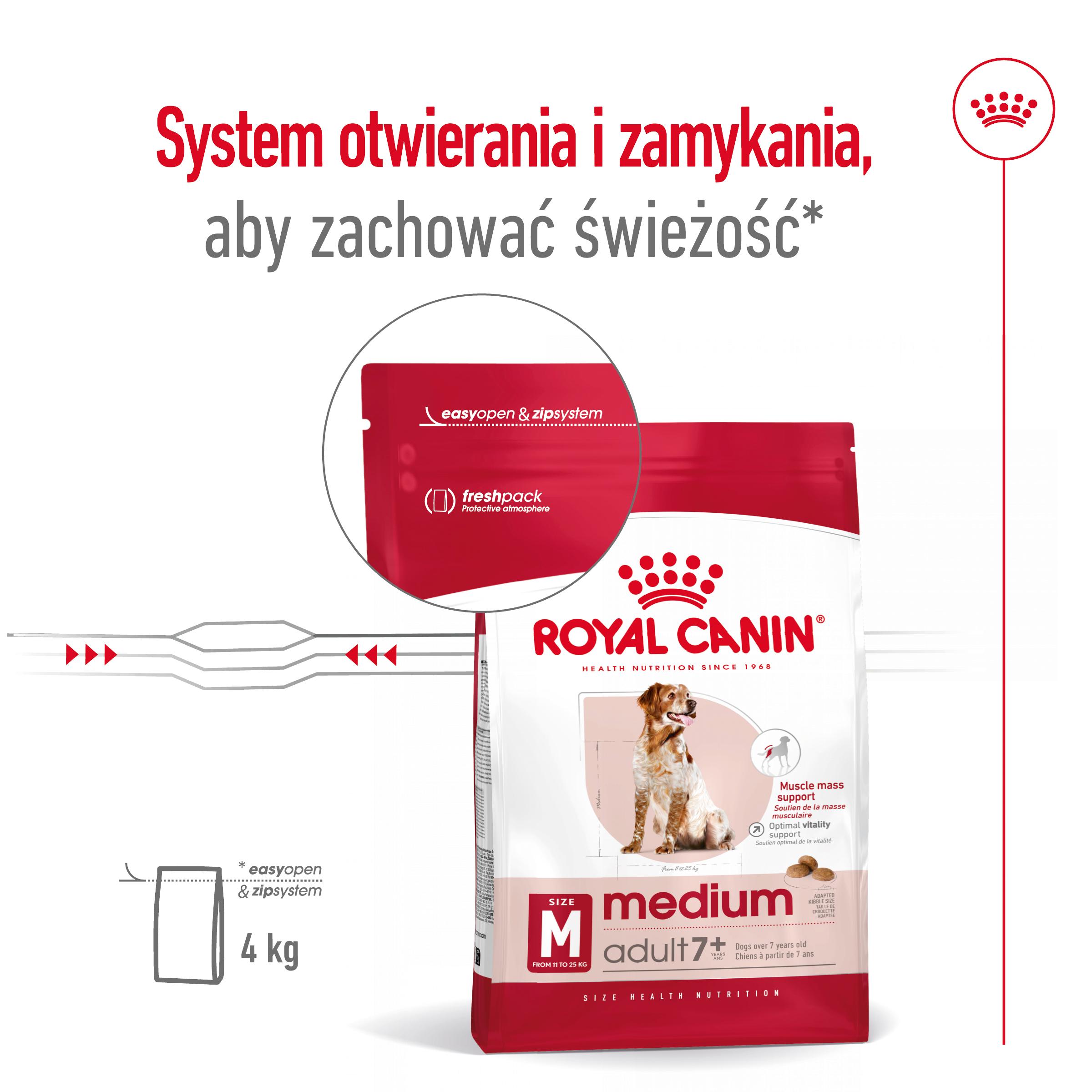 ROYAL CANIN® Medium Adult 7+ karma sucha dla psów 15 kg - Image 11