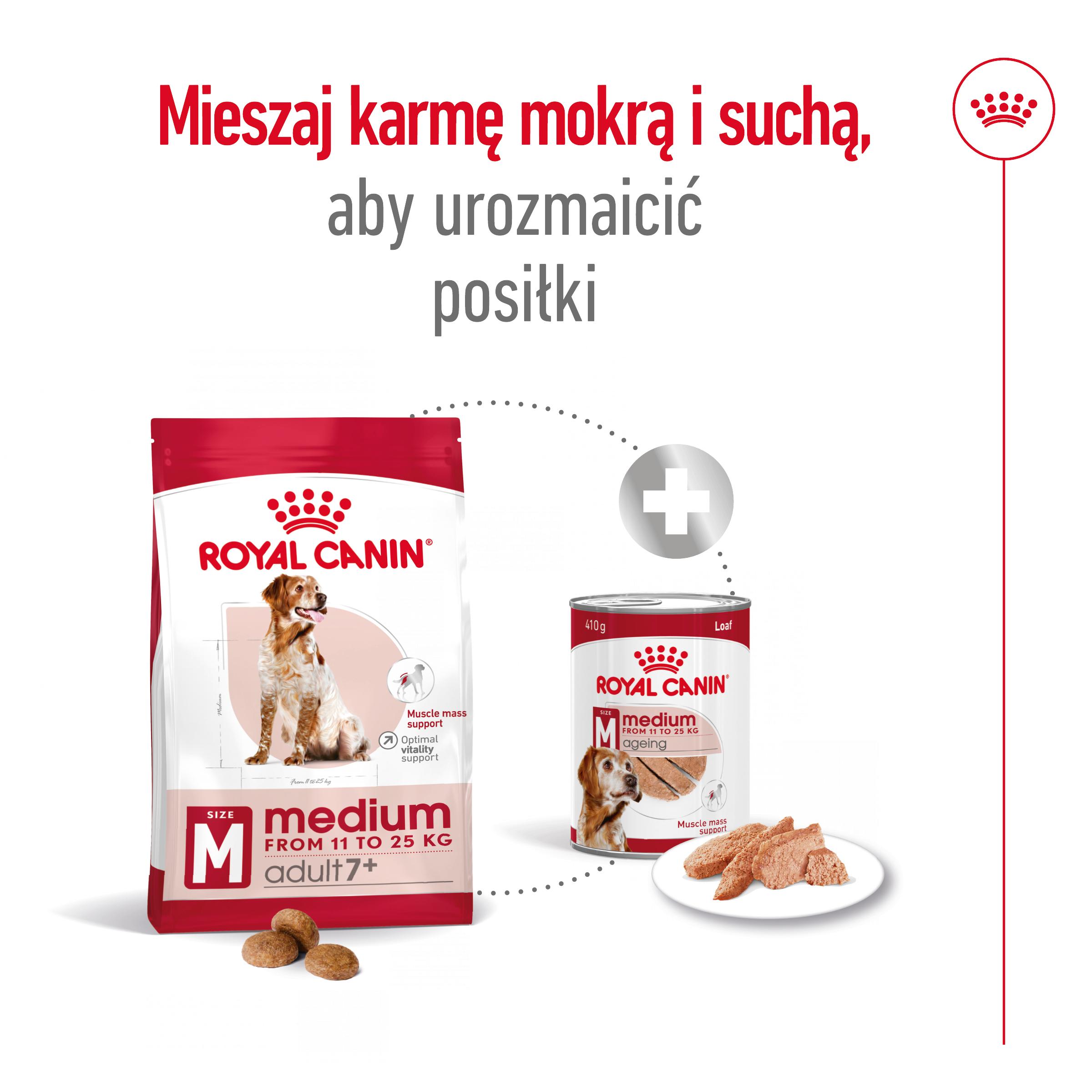 ROYAL CANIN® Medium Adult 7+ karma sucha dla psów 15 kg - Image 6
